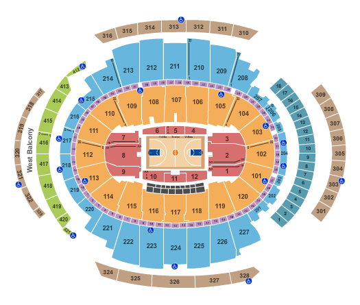 Madison Square Garden Harlem Globetrotters Seating Chart